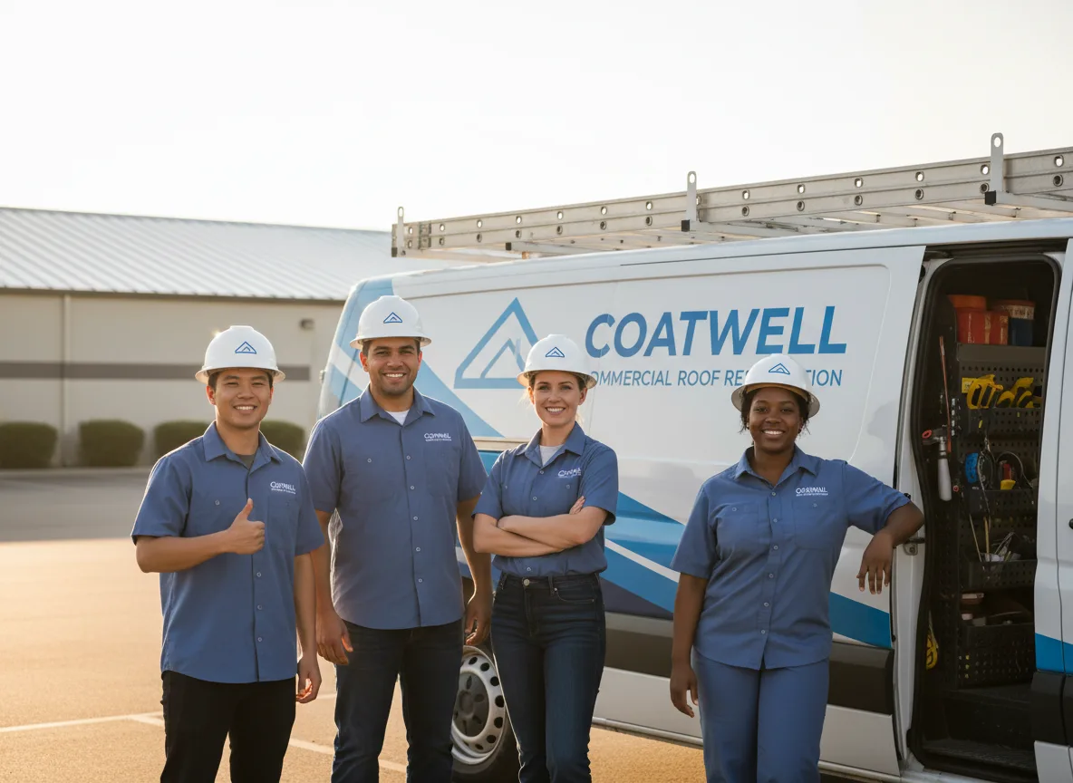 Commercial roof coating company in Etna, CA